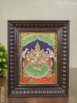 Tanjore Painting - Gaja Lakshmi (10X8) Wl1823