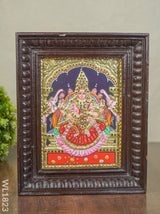 Tanjore Painting - Gaja Lakshmi (10X8) Wl1823