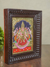 Tanjore Painting - Gaja Lakshmi (10X8) Wl1823