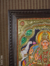 Tanjore Painting - Embossed Gajalakshmi 24 X 18 Inch Wl3391