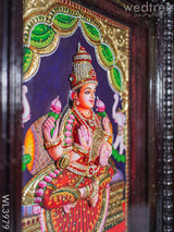 Tanjore Painting - Galajalskhmi 18 X 14 Inch Fully Embossed Wl3979