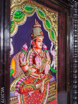 Tanjore Painting - Galajalskhmi 18 X 14 Inch Fully Embossed Wl3979