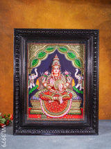 Tanjore Painting - Galajalskhmi 18 X 14 Inch Fully Embossed Wl3979