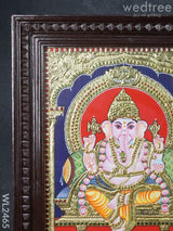 Tanjore Painting Ganesha - 14X18 Wl2465