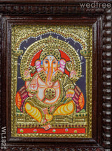 Tanjore Painting - Ganesha (10X8) Wl1821