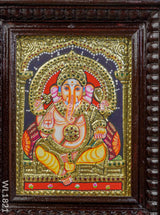 Tanjore Painting - Ganesha (10X8) Wl1821