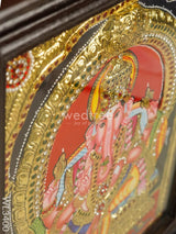 Tanjore Painting Ganesha (Semi Embossed) - 15X12 Inch Wl3400