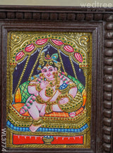 Tanjore Painting Jhoola Krishna - 10X8 Inch Wl3774