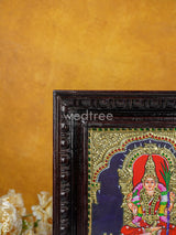 Tanjore Painting - Kamatchi 10 X 8 Inch Flat [Gold Foil] Wl4263