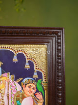 Tanjore Painting - Krishna Flat (Gold Foil) 20 X 16 Inch Wl4712