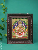 Tanjore Painting - Lakshmi Flat (Gold Foil) 10 X 8 Inch Wl4639