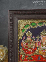 Tanjore Painting Lakshmi Ganesha Saraswathi 12X10 Inch - Wl0333 Painting