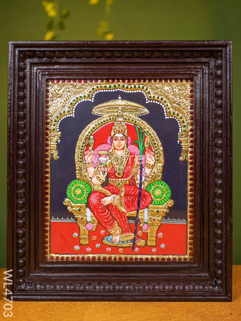 Tanjore Painting - Lalitha Flat (Gold Foil) 12 X 10 Inch Wl4703