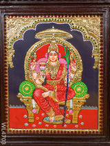 Tanjore Painting - Lalitha Flat (Gold Foil) 12 X 10 Inch Wl4703