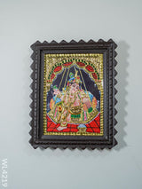 Tanjore Painting - Little Krishna (Chettinad Frame) 6 X 8 Inch-Flat [Gold Foil] Wl4219