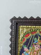 Tanjore Painting - Little Krishna (Chettinad Frame) 6 X 8 Inch-Flat [Gold Foil] Wl4219