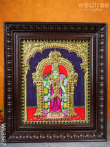 Tanjore Painting Meenakshi - Flat (Gold Foil) 12 X 10 Wl3587