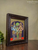 Tanjore Painting Meenakshi Kalyanam - 12 X 10 Wl3575