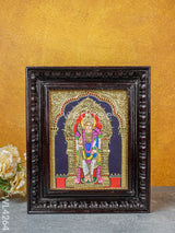 Tanjore Painting - Murugan 10 X 8 Inch Flat [Gold Foil] Wl4264