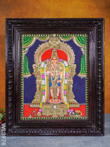 Tanjore Painting - Murugan 15 X 12 Inch Flat [Gold Foil] Wl3978