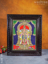 Tanjore Painting - Murugan 15 X 12 Inch Flat [Gold Foil] Wl3978