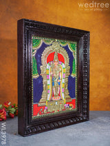 Tanjore Painting - Murugan 15 X 12 Inch Flat [Gold Foil] Wl3978