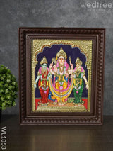 Tanjore Painting Murugan Valli Deivanai - 12X10 Wl1853