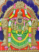 Tanjore Painting - Padmavathi Thayar 10 X 8 Inch Flat [Gold Foil] Wl4076