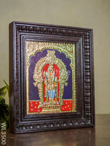 Tanjore Painting Palani Murugan - Flat (Gold Foil) 10X8 Inch Wl3500 Painting