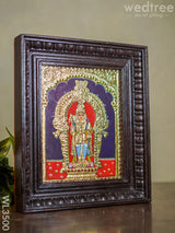 Tanjore Painting Palani Murugan - Flat (Gold Foil) 10X8 Inch Wl3500 Painting