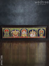 Tanjore Painting Panel (5 Deities) - Wl2464