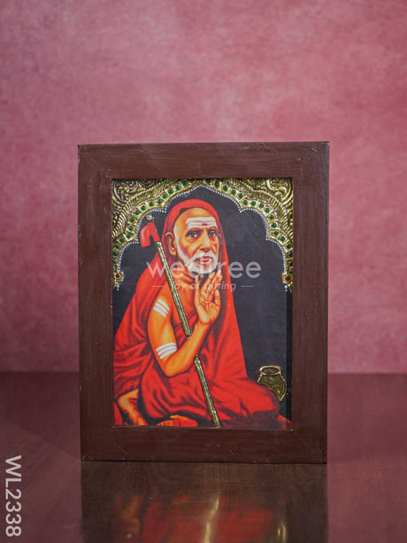 Tanjore Painting Periyava - 9 X 7 ( Small ) Wl2338