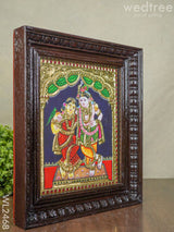 Tanjore Painting Radha Krishna - 15X13 Wl2468