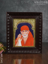 Tanjore Painting Sai Baba- 10 X 8 (Medium ) - Wl2341