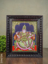 Tanjore Painting Saraswathi - 15X13 Inches Wl0461