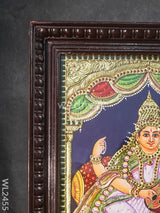 Tanjore Painting Saraswathi - 18X14 Inches Wl2455