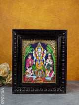 Tanjore Painting - Vishnu 10 X 8 Inch Flat [Gold Foil] Wl4260