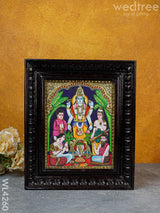 Tanjore Painting - Vishnu 10 X 8 Inch Flat [Gold Foil] Wl4260