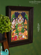 Tanjore Painting Satyanarayana Swamy - 15X12 Inches Wl0458