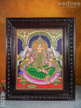 Tanjore Painting (Semi Embossed) Gajalakshmi 15X12 - Wl1732