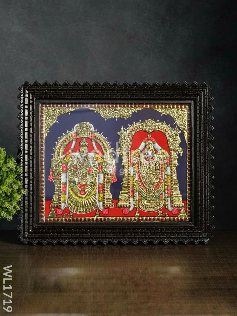 Tanjore Painting Padmavathi Balaji 15X12 - Wl1719