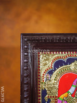 Tanjore Painting - Tirupati Balaji 15 X 12 Inch Flat [Gold Foil] Wl3970