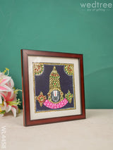 Tanjore Painting - Tirupati Balaji 6 X Inch Flat [Gold Foil] Wl4458