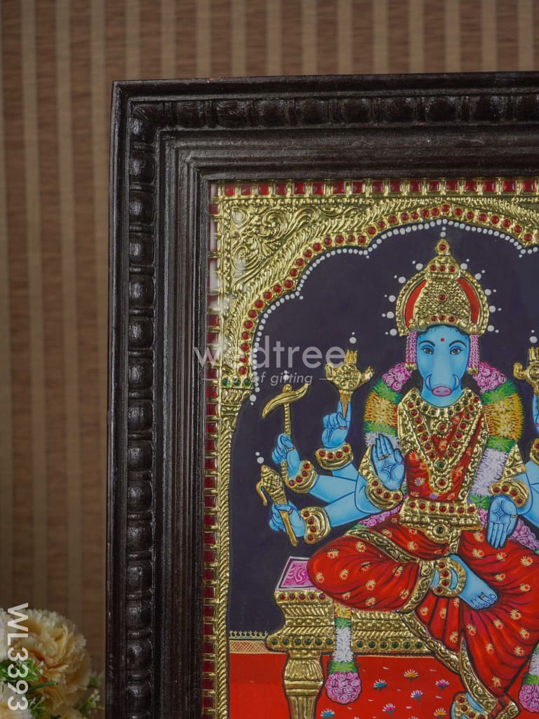 Tanjore Painiting - Varahi Amman 15 X 12 Inch Wl3393 Painting