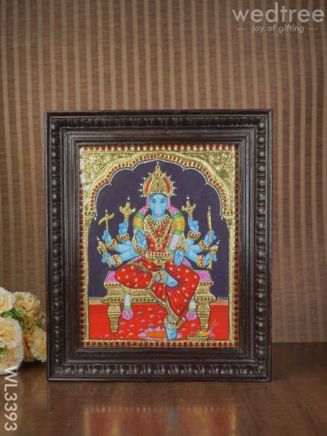 Tanjore Painiting - Varahi Amman 15 X 12 Inch Wl3393 Painting