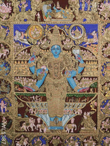 Tanjore Painting - Vishwaroopam:  26X19 Inches Wl1387