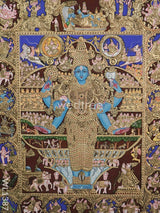 Tanjore Painting - Vishwaroopam:  26X19 Inches Wl1387