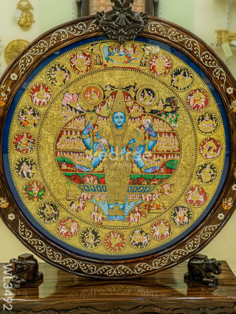 Tanjore Painting - Dasavatharam Frame Wl3492