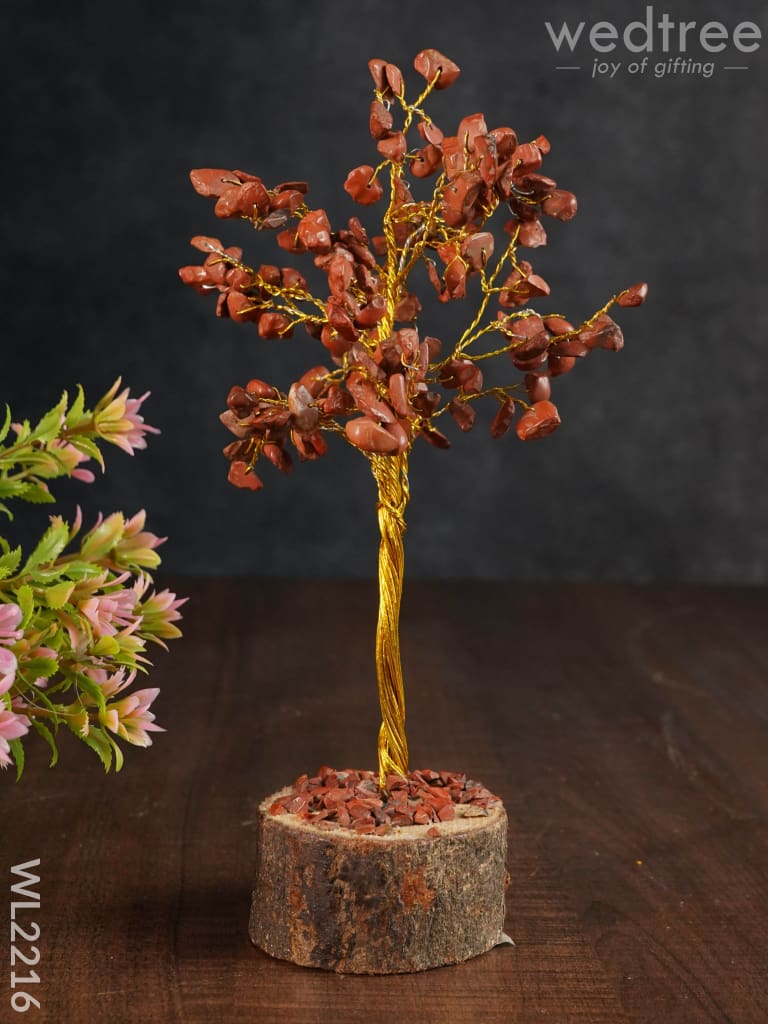 The Tree Of Life - (Red Jasper Stone) Wl2216 Crystal Gifts