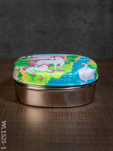 Tiffin Box With Cartoon Engraved - (6In X 2In) Wl1525 Kids Utility